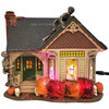 Department 56 Snow Village Halloween Trick-or-Treat Lane the Skeleton House Lit