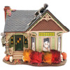 Department 56 Snow Village Halloween Trick-or-Treat Lane the Skeleton House Lit