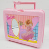 Barbie Sweet Roses Lunchbox Thermos Set 1990 Mattel Holographic Mirror NEW
