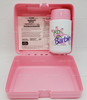 Barbie Sweet Roses Lunchbox Thermos Set 1990 Mattel Holographic Mirror NEW