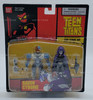 Teen Titans Go Raven and Cyborg Figurines Bandai 2003 12380 NEW