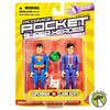 DC Comics Pocket Super Heroes Series 2 Superman & Clark Kent Action Figures