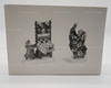 Department 56 Christmas Bazaar...Handmade Quilts Porcelain Figurines set 56594