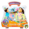 Maya and Miguel Soccer Fun Doll Playset 2005 Scholastic 09716