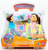 Maya and Miguel Soccer Fun Doll Playset 2005 Scholastic 09716