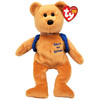 Ty Beanie Babies Books the Bear Blue Backpack Back to School Plush 2005
