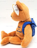 Ty Beanie Babies Books the Bear Blue Backpack Back to School Plush 2005
