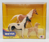 Breyer Misty II, Black Mist and Twister Horse Figure 1990 Reeves Item No. 3350