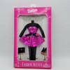 Barbie Fashion Avenue Shiny Pink Party Dress Black Fashions Mattel #14980 NEW