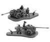 Zvezda Pak-40 German Anti-Tank Gun with Crew Model Kit 6257