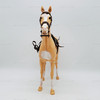 Johnny West Marx Palomino Buckskin 1:6 Scale Horse Figure with Saddle 1973