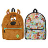 Scooby Doo Plush Scooby & Gang 16.5" Reversible Backpack Bioworld