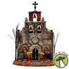 Department 56 Snow Village Halloween Day of The Dead Church Lit Building