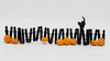Department 56 Village Halloween Fence Set Accessory 52702 NEW