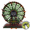 Dept 56 Halloween Scaredy Cat Ferris Wheel Animated Lights Movement and Sound