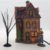 Dept 56 Halloween Silver Series Spider House Box Set Lighted Complete 6005481