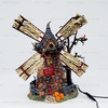 Dept 56 Snow Village Halloween Haunted Windmill Light Sound and Movement 55345