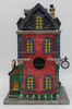 Spooky Town Porcelain Lighted Building BA Freyed Clocksmith 2022 Lemax 25851