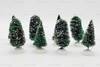 Department 56 Village Frosted Topiary Trees Set of 8 #52027 NEW