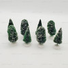 Department 56 Village Frosted Topiary Trees Set of 8 #52027 NEW
