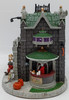 Spooky Town Gothic Hills Funeral Parlor Exterior Lighted Building 2023 Lemax