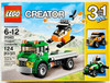 LEGO Creator Chopper Transporter 124 Piece Building Set 31043