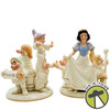 Disney Lenox Snow White And The Dwarfs Candlesticks NEW
