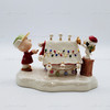 Peanuts Snoopy's Christmas Celebration Charlie Brown Music Box Lenox NEW
