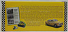 Sun Star 1981 Atlanta Checker Taxicab Yellow & White Vehicle 1:18 Scale 2404 NEW