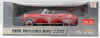 Sun Star 1958 Mercedes Benz 220SE Red Convertible 1:18 Die-Cast Vehicle #3551
