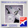 Daron P-51D Mustang Big Beautiful Doll Die Cast Metal Historical Airplane