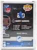 Funko Pop! Football Detroit Lions Barry Sanders 2021 Vinyl Figure #166