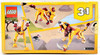 LEGO Creator 3in1 Wild Lion 224 Piece Building Kit 31112