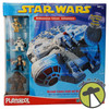Star Wars Playskool Millenium Falcon Adventure Vehicle & Action Figure Set 2002