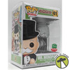 Funko POP! Board Game Monopoly Uncle Pennybags Silver Vinyl Figure W Cane New 01
