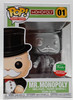 Funko POP! Board Game Monopoly Uncle Pennybags Silver Vinyl Figure W Cane New 01