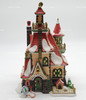 Department 56 Northern Lights Fire Station North Pole Series Lighted Building
