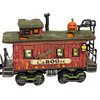 Department 56 Snow Village Halloween Haunted Rails Caboose Lighted 4020957