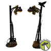 Department 56 Village Accessories Scary Street Lights Set of 2 Glows 800032 NEW