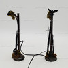 Department 56 Village Accessories Scary Street Lights Set of 2 Glows 800032 NEW