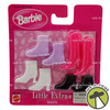 Barbie Little Extras Boots Set of 4 Pairs of Shoes for Barbie 2000 NEW