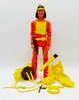1975 Marx Geronimo Rare Orange Action Figure + Accessories