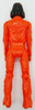 1975 Marx Geronimo Rare Orange Action Figure + Accessories