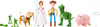 Disney Pixar Toy Story Storytellers 4" Multi-pack Includes 8 Characters Mattel