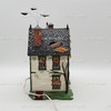 Department 56 Snow Village Halloween Spooky Farmhouse Flashing Lights 55315