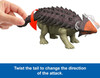 Jurassic World Rebirth Wild Roar Ankylosaurus Dinosaur with Motion & Sound