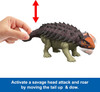 Jurassic World Rebirth Wild Roar Ankylosaurus Dinosaur with Motion & Sound
