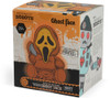 Handmade by Robots Ghost Face #264 Limited Ed. Pumpkin Orange Glows in the Dark
