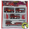 TootsieToy Fire Fighters Set of Fire Truck Vehicles 1747 Fun Toys 1972 New