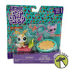 Littlest Pet Shop Series 1 Gym Buddies Rambles Bunnyton and Tiny Mowseman NEW